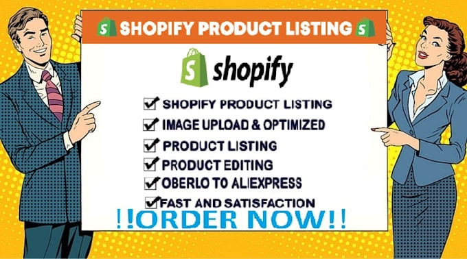 do shopify product listing and data entry