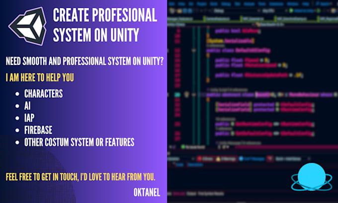 create professional unity systems