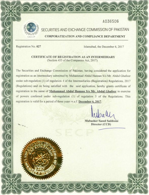 incorporate your company in secp pakistan