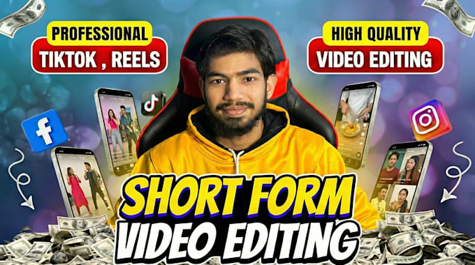 edit your shorts, instagram reels, tiktok videos