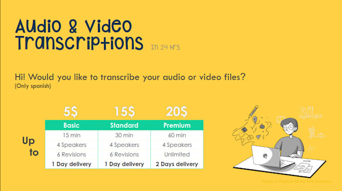 transcribe your audio or video files in spanish