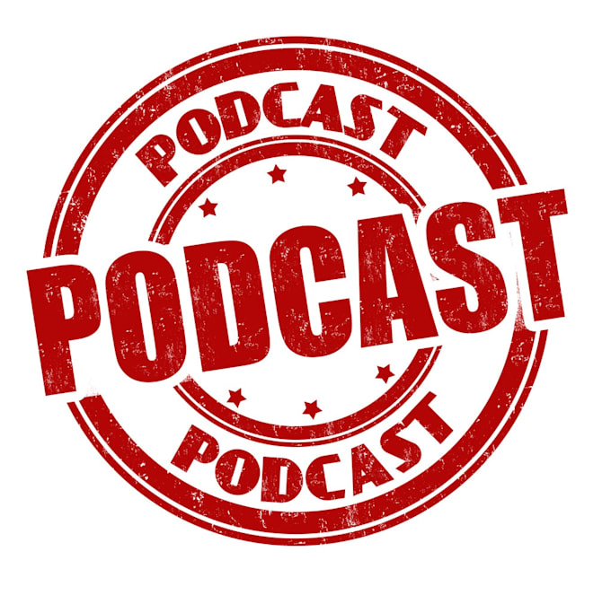 creative podcast logo in high definition with satisfaction