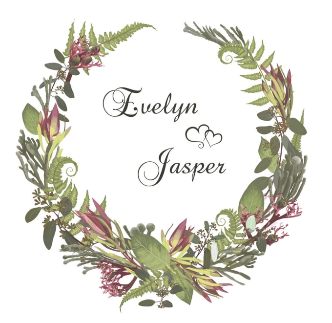 create luxury wedding logo in high definition