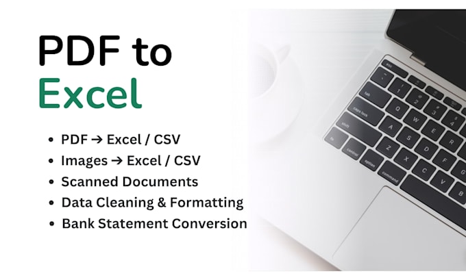convert PDF to excel