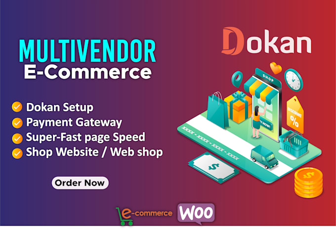 create and customize multivendor shop,webshop using dokan