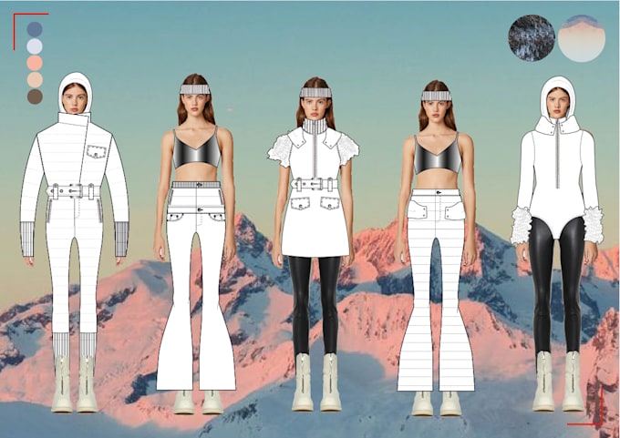Design a fashion collection by Parisari | Fiverr