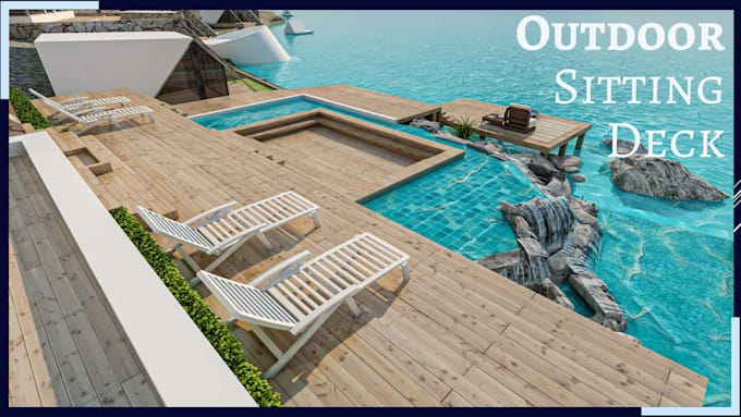 create 3d exterior or 3d interior photorealistic renders