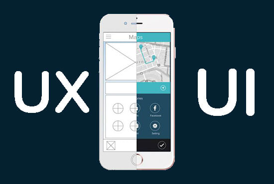 create customized UI UX designs for mobile and websites