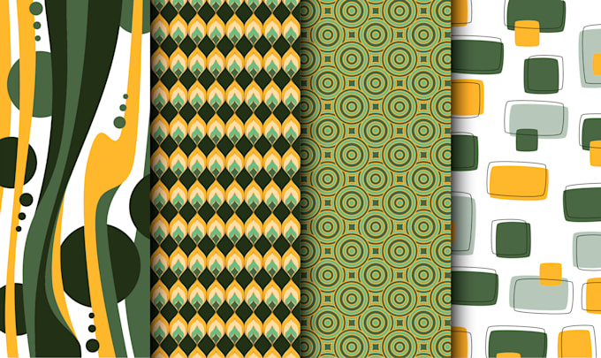 create unique abstract and geometric patterns