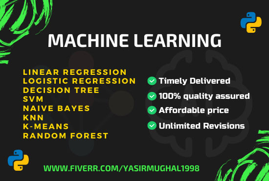 Do data science and machine learning ml projects with python by ...