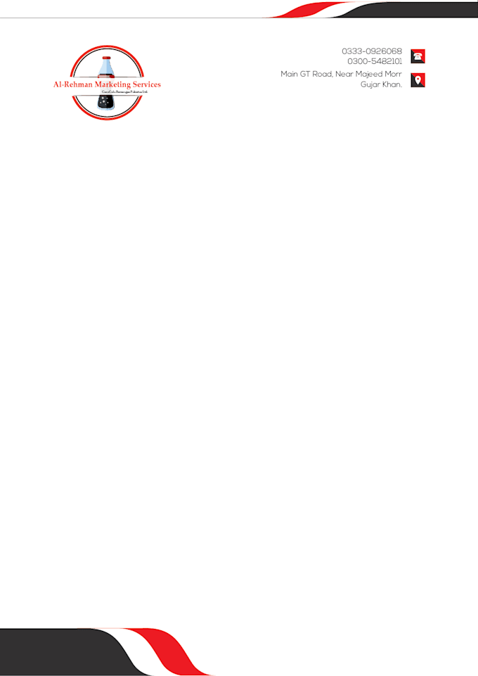 design decent letterhead for your organization