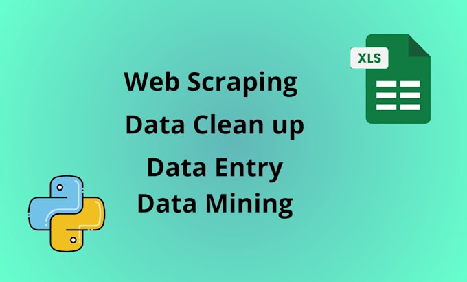 collect, clean, and organise data from any website using web scrapping