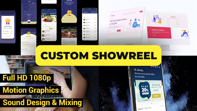 create amazing showreel for you