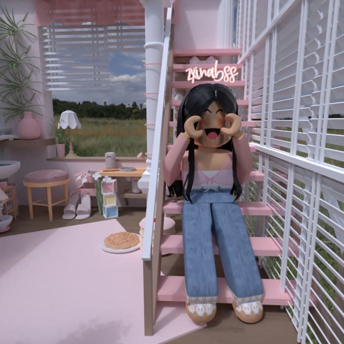 Make Cute Aesthetic Roblox Gfxs By Zxinabss Fiverr - roblox cute pictures