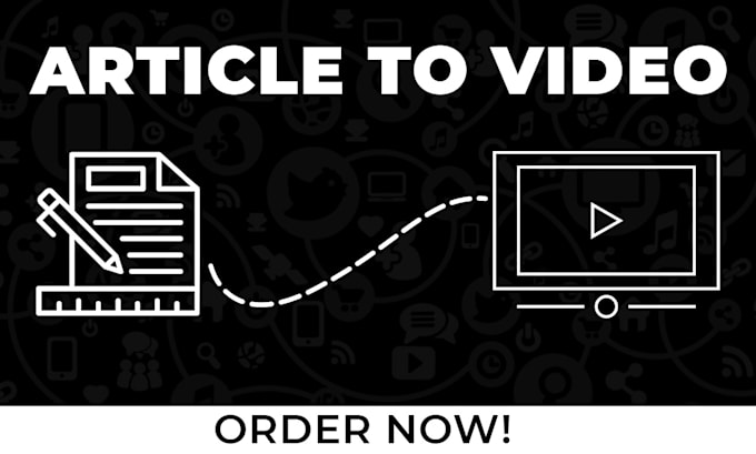 convert blog post, article or text to video with voice over