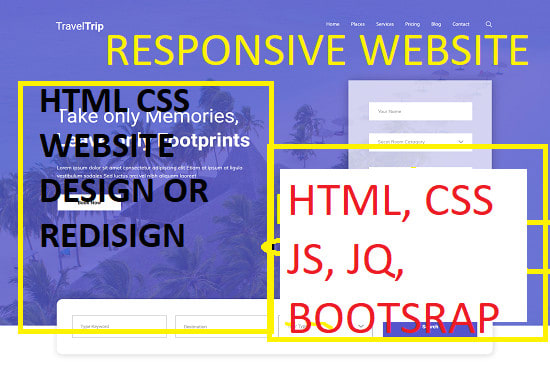 Create custom website html template using html css js by Ushakhadiza ...