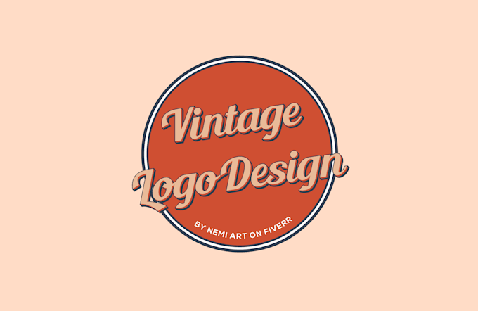design a custom vintage logo for your needs