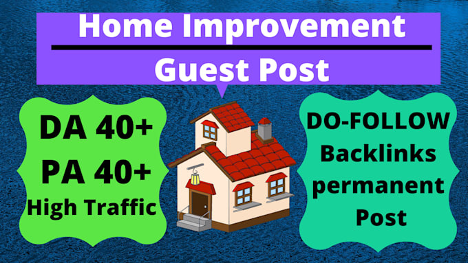 do a guest post on home improvement