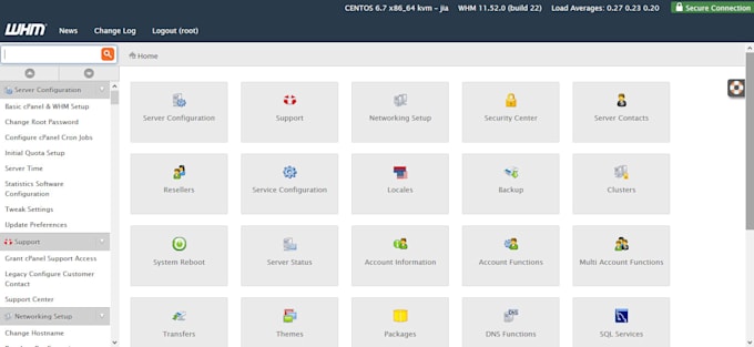 setup complete cpanel with redis memcached