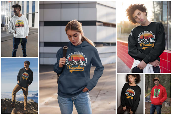create 200 realistic HD hoodie or sweatshirt mockups