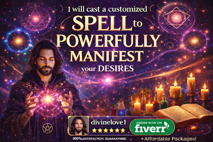 cast a customized spell to powerfully manifest your desires