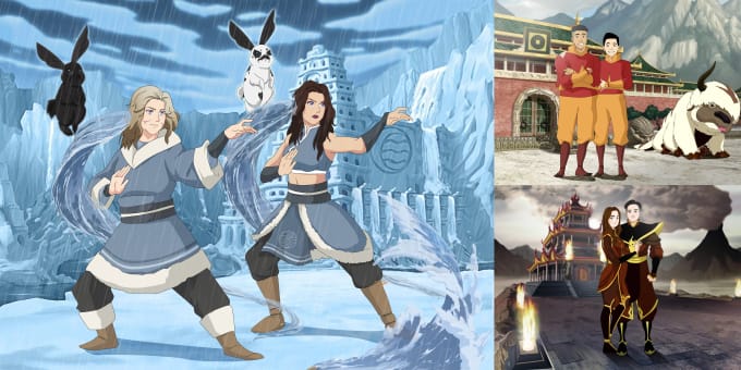 Avatar the shop last airbender drawing