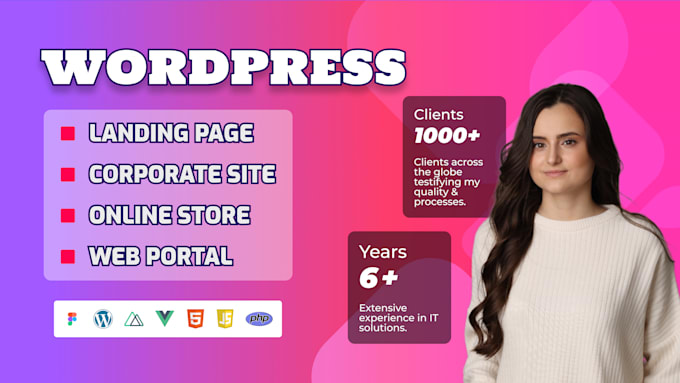develop a site on wordpress