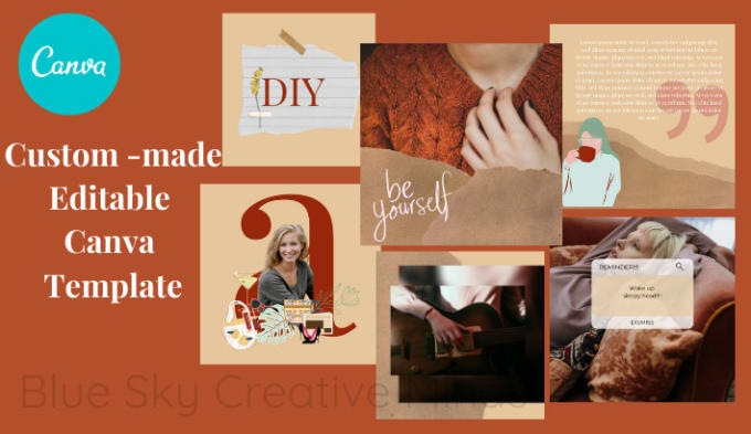 Create custom design templates in canva by Annabluesky01 Fiverr