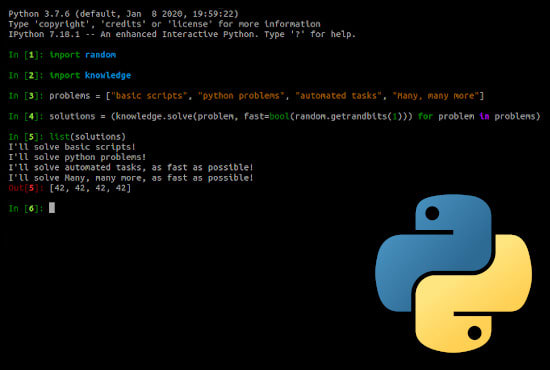 Create python scripts for you by Mindscope | Fiverr