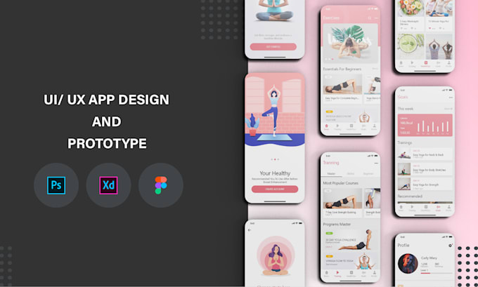 create professional mobile app UI UX design and prototyping