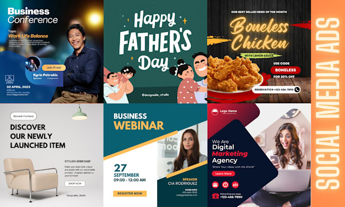 design digital ads for any business