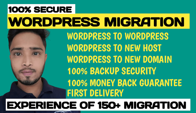 do wordpress migration, clone, transfer, move in an 1 hour