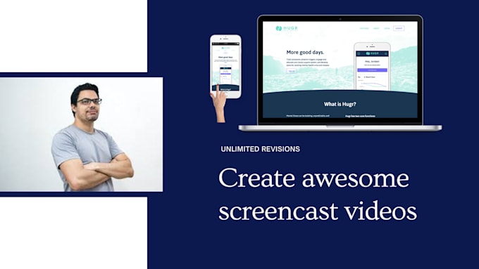 screencast ,screen record instructional video tutorial for your website or app