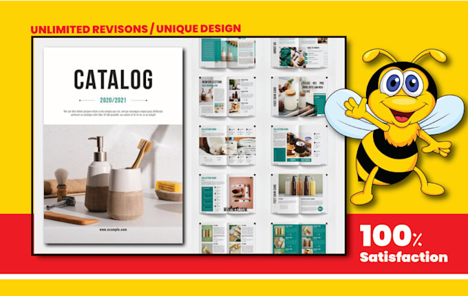 design professional product catalog, brochure, lookbook, flyer or invoice