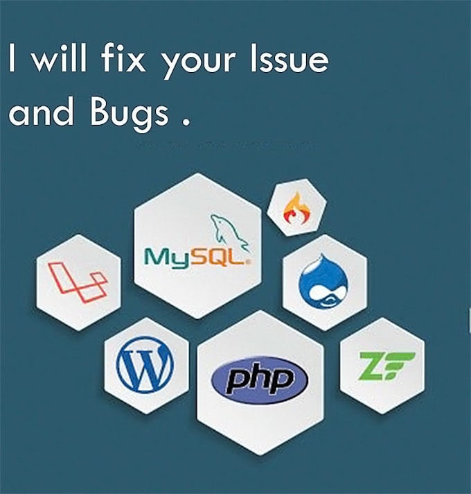 Fix your php and mysql issue in framework and cms by Acurxsol | Fiverr