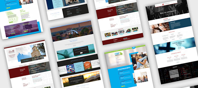 develop you church website design with livestreaming