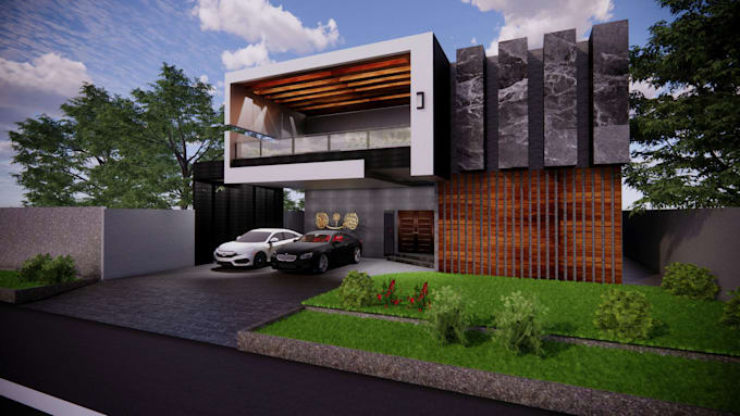 create realistic 3d rendering architecture