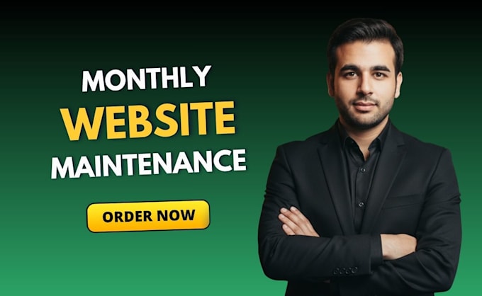 do monthly business, blog and ecommerce websites maintenance