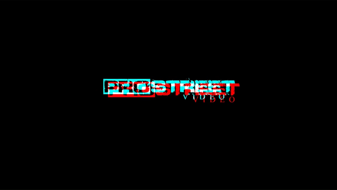 create 2d logo reveal glitch effect animation