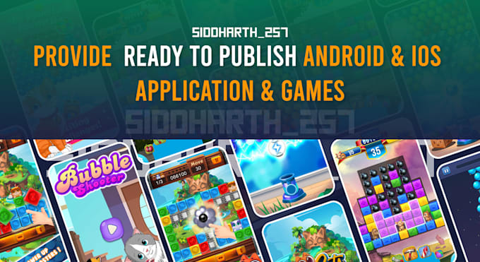 provide ready to publish game apk for android ios