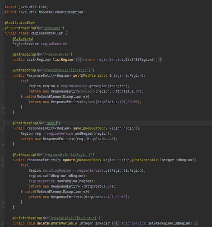 code projects in java