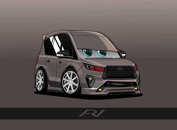 cartoonize your vehicle in cute style