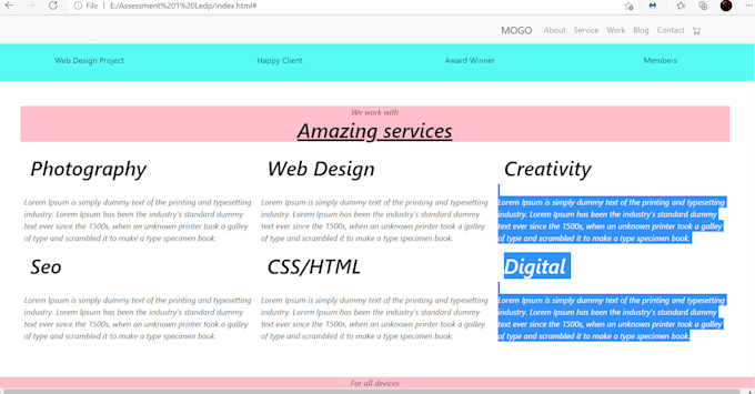 Make a website using html css javascript bootstrap by Rumman_blade | Fiverr