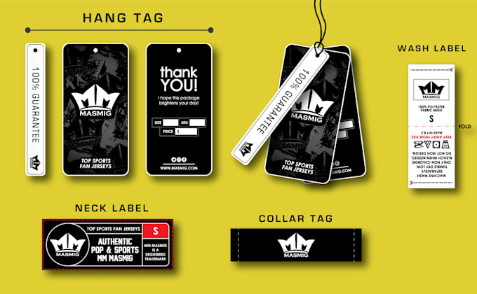 design clothing hangtag, hang tag and labels within 6 hours