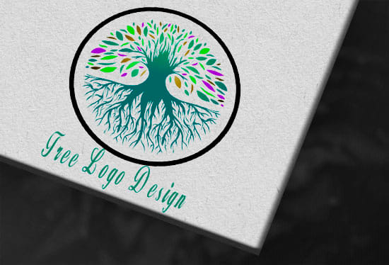 create modern tree logo design for your brand