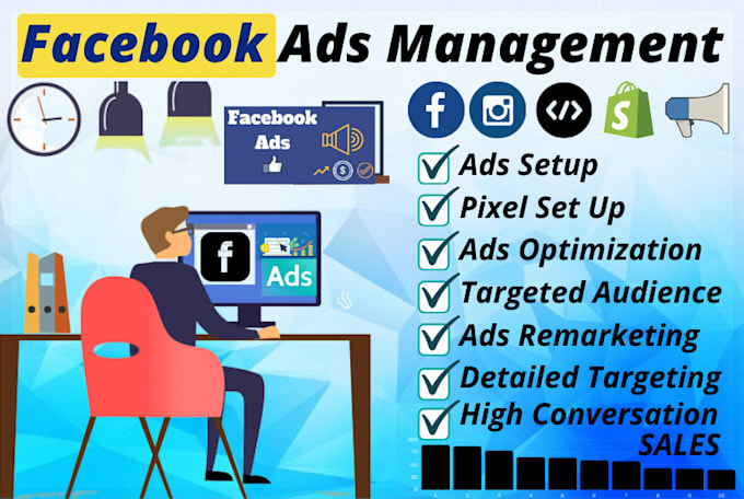 I will be your Shopify Facebook ads campaign and Shopify ads manager