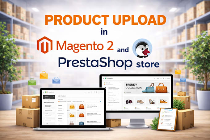 product upload in magento 2 and prestashop store
