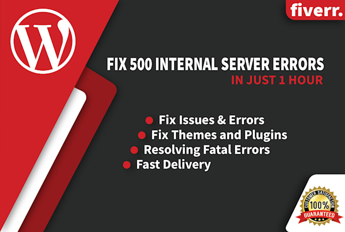 fix wordpress http 500 internal server error in just one hour