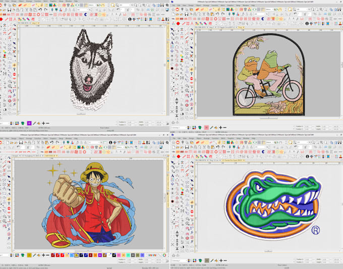 do embroidery digitizing cap logo very smoothly just 1 hour