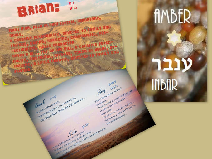 Find And Interpret Your Name In Hebrew Jeanne Bochman